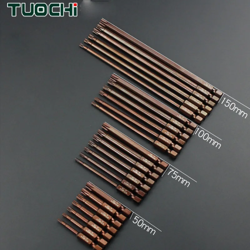 Бит для отвертки Torx ударный 1/4 дюйма T10 T15 T20 T25 T27 T30 T40 1 шт. | Инструменты