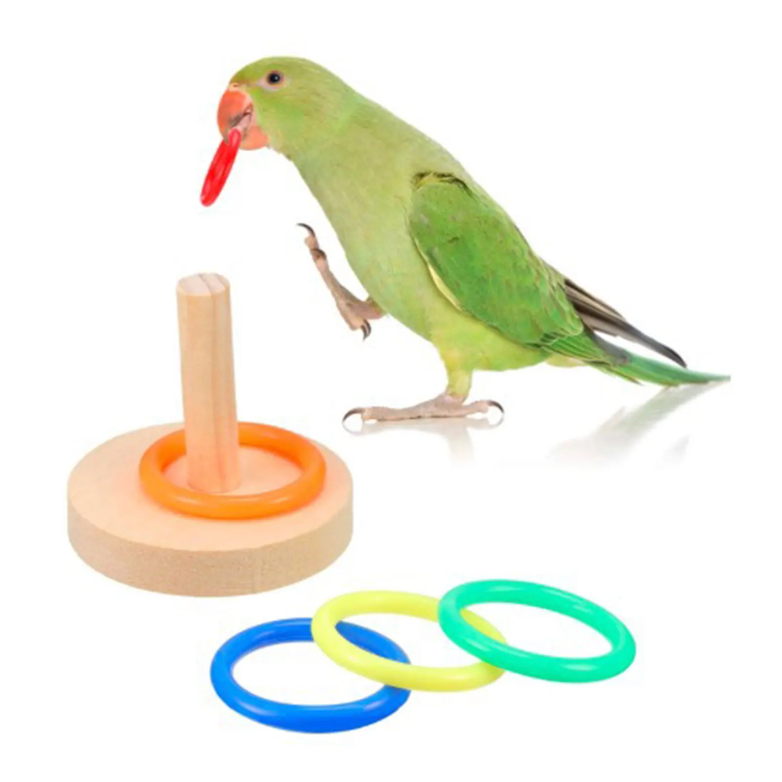 Игрушка для домашних животных игрушка птиц 4 шт. попугая Жевательная птица