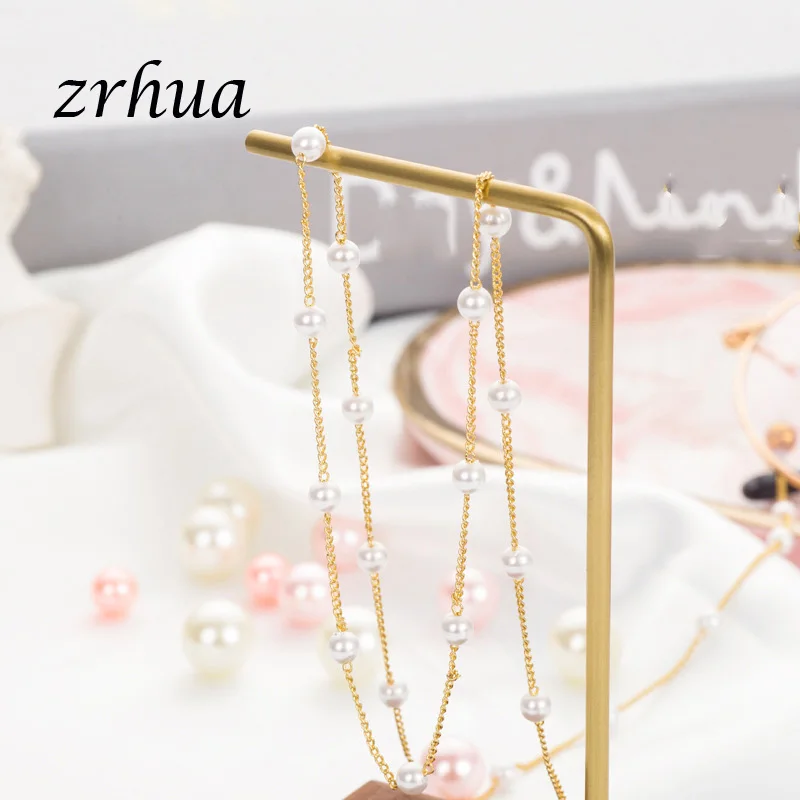 Цепочка для очков чтения женская модная металлическая шнуровка солнцезащитных с