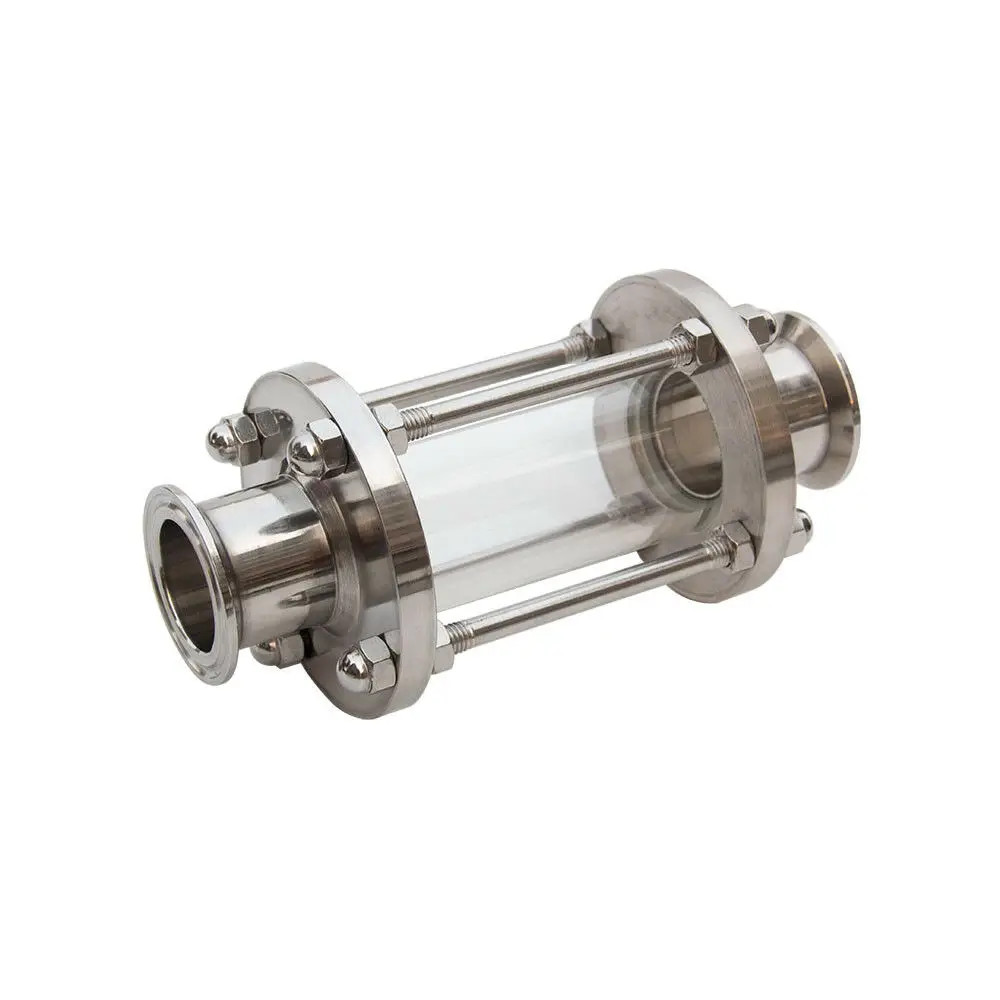 

Нержавеющая смотровое стекло 1,5 дюйма Tri Clamp санитарный SUS304 линейный вид потока