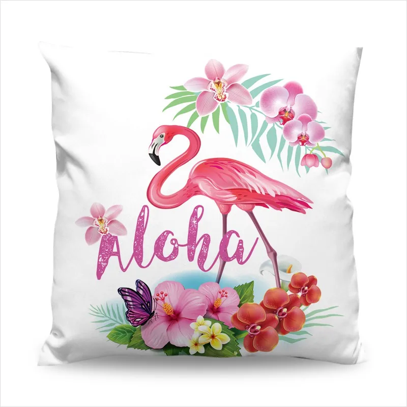 Подушка &quotфламинго&quot чехол для дома офиса кофейни сиденья диванная подушка