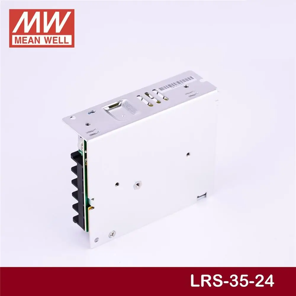 MEAN WELL LRS-35-24 24V 1.5A meanwell LRS-35 24V 36W одиночный выход импульсный источник питания