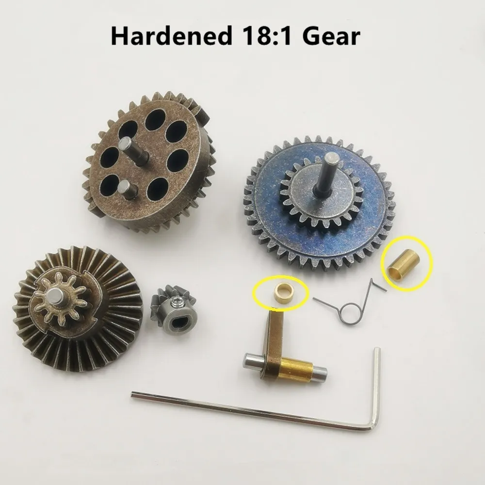 Комплект зубчатых передач из Закаленного металла 18:1 для JM Gen.8 M 4A1/JM Gen.9 M4A1/LH Vector