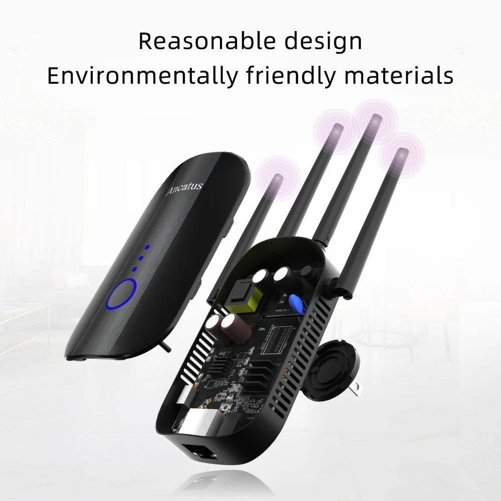 ancatus a2 ac1200 wifi repeater 5g powerful router 5ghz signal amplifier wireless extender 802 11ac free global shipping