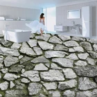 Суперреалистичная настенная 3D наклейка на пол с сухими камнями для ванной, коридора, плитки из ПВХ, самоклеящиеся толстые обои