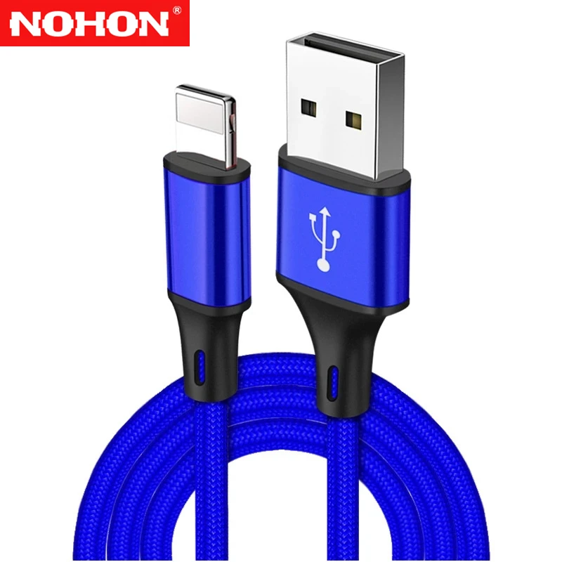 USB кабель для зарядки iPhone 8 Plus 7Plus 7 6S 6 5 11 12 Pro mini X XS Max XR быстрое зарядное устройство
