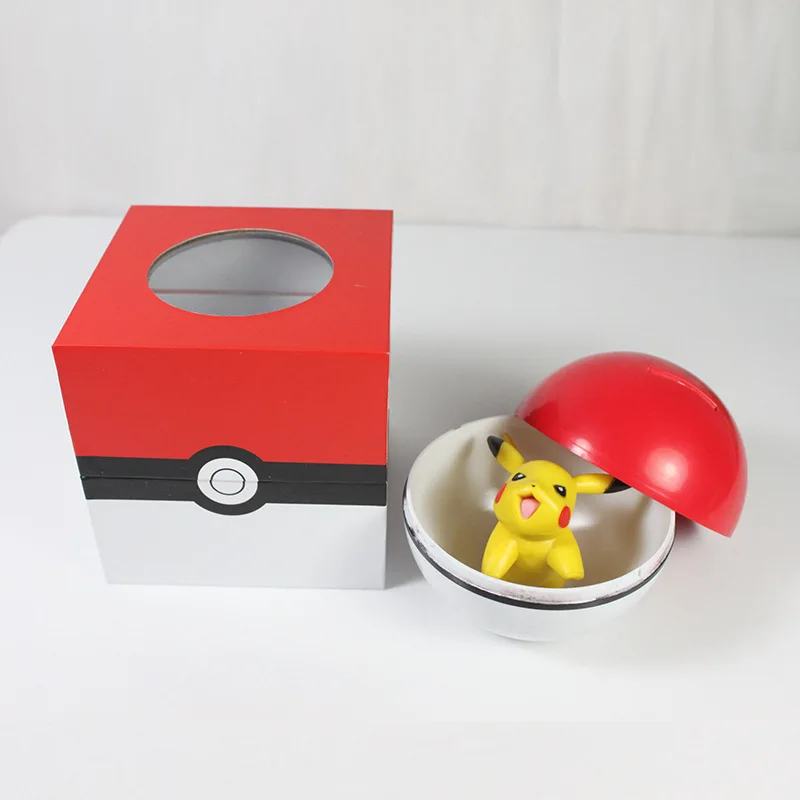 

11cm pvc Piggy bank Decoration Dual use movie toy pikachued lovely High grade Collection christmas birthday Halloween gift kid