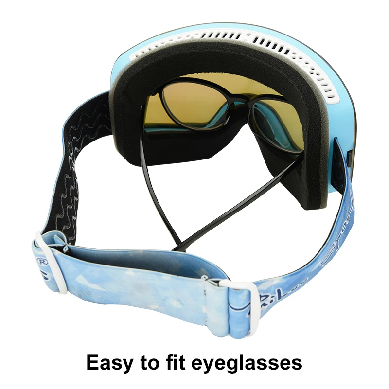 Детектор UV400 лыжные очки Анти туман двойные линзы мужские скейтборд Сноуборд