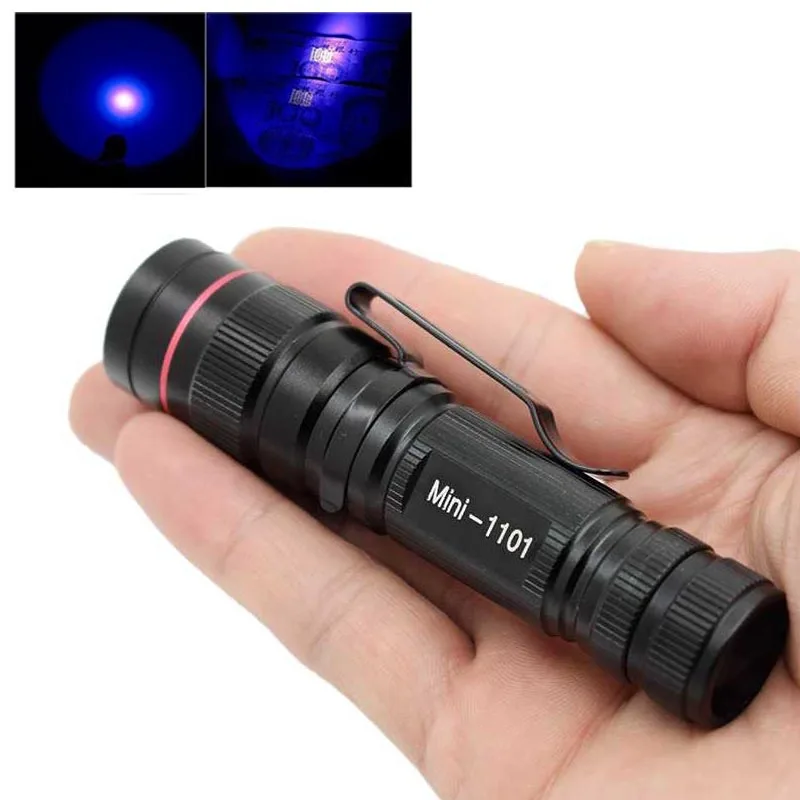 Ультрафиолетовый светильник Wasafire светодиодный с зумом УФ вспышка 395нм