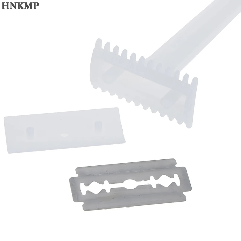 

1 Набор безопасных одноразовых медицинских подмышек, бритва для волос с двойной окантовкой, Женская бритва для стрижки тела, стерильная Бри...