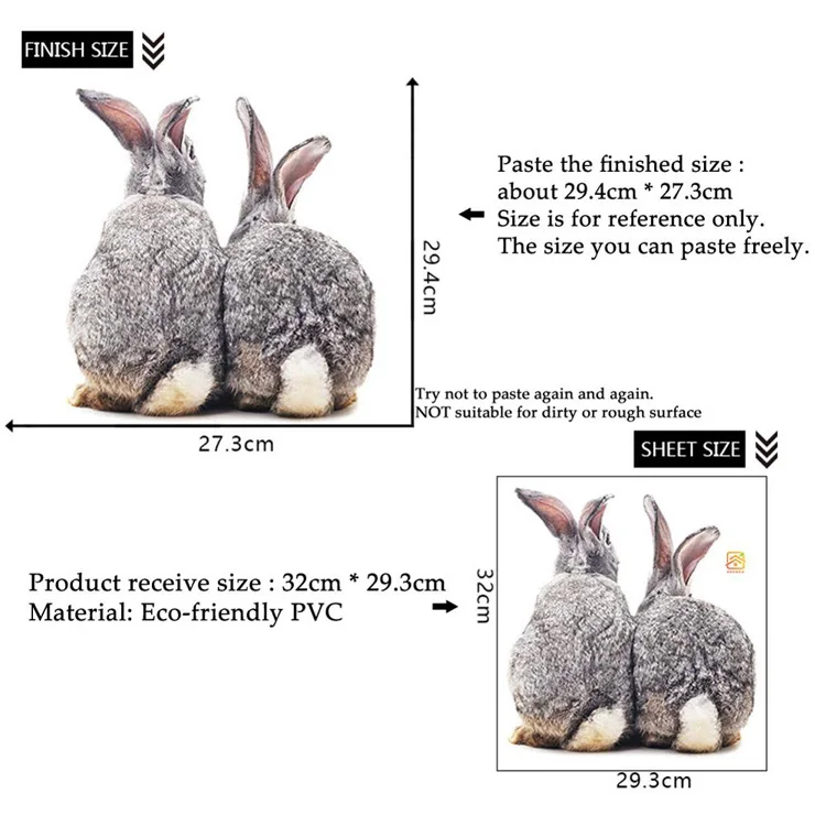 

Настенные наклейки HonC милые животные