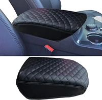 car center console cover pu leather anti slip armrest cover for ford explorer suv 2011 2012 2013 2014 2015 2016 2017 2018 2019