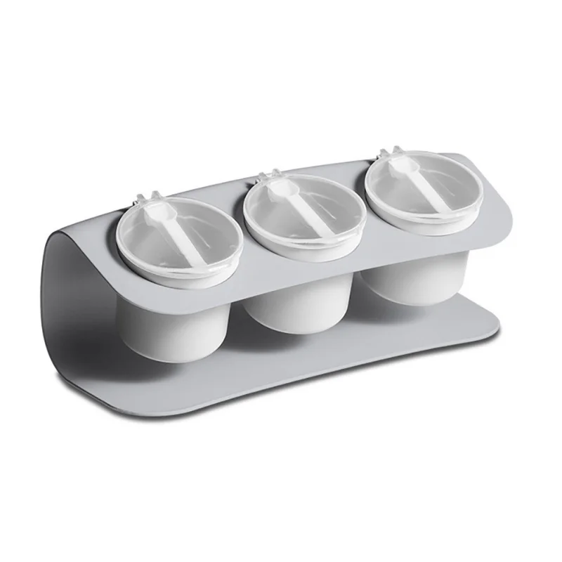 

Cruet Condiment Seasoning Jars for Spices Pepper Sprays Bottles Salt Shakers Holder Kitchen Storage Rack Organizer Pepper spray