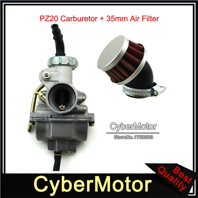 Карбюратор PZ20 20 мм + алюминиевый очиститель воздушного фильтра 35 для Honda XR75 XR80 XR80R