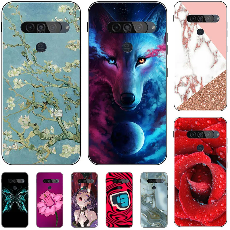 Чехол для LG K51 тонкий милый модный мягкий чехол из ТПУ с рисунком K 51 Q51 Q