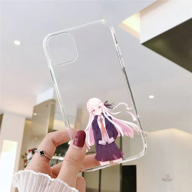 

Danganronpa Phone Case Transparent soft For iphone 5 5s 5c se 6 6s 7 8 11 12 plus mini x xs xr pro max