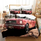 Комплект постельного белья с 3D рисунком автомобиля, Комплект постельного белья с пододеяльником, Комплект постельного белья, хлопковый комплект постельного белья для спальни