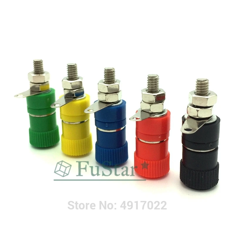 10 шт клеммные колодки JS-910B JS-919 4 мм усилитель разъема зажимный винт контрольные
