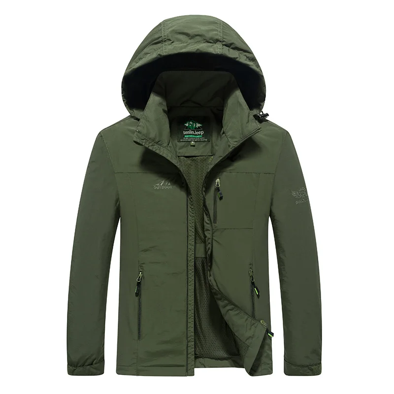 Мужская водонепроницаемая военная тактическая куртка ветровка бомбер Модная