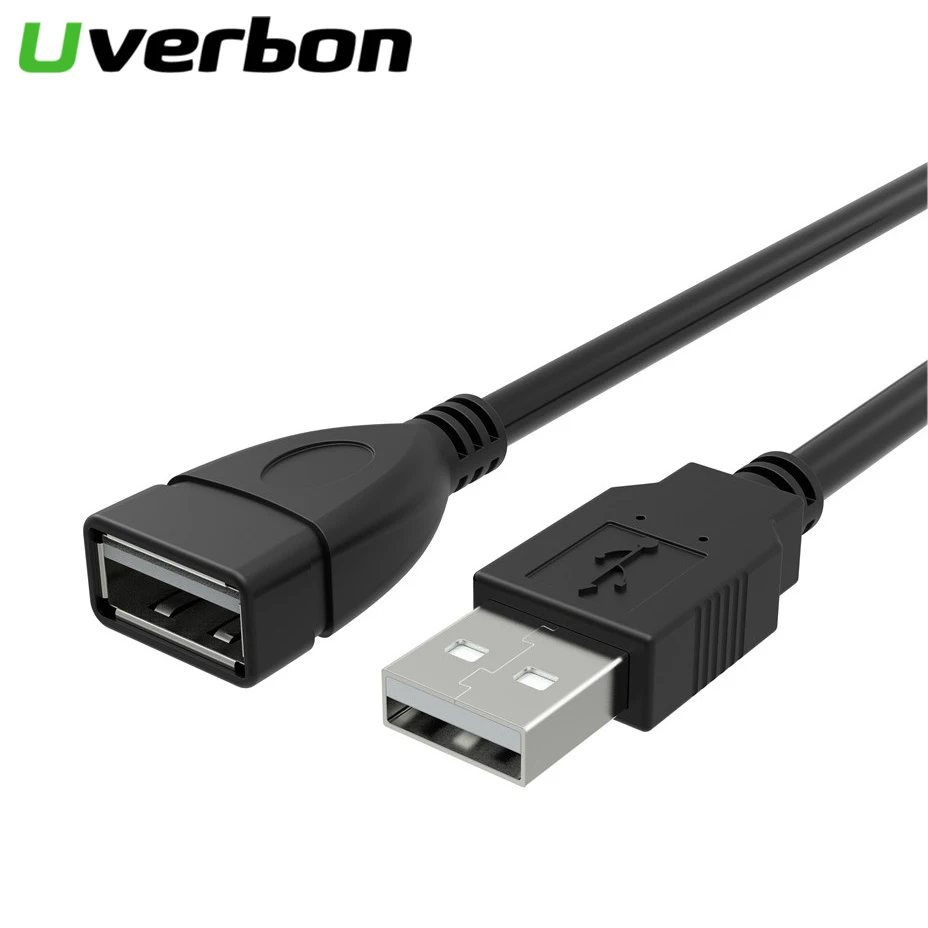USB 2,0 Удлинительный кабель USB мужчин и женщин удлинитель высокоскоростной USB кабель удлинитель для мыши USB флэш-накопитель ПК компьютер