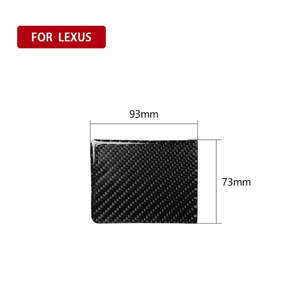 

3 Pcs Gear Shift Panel Cover Trim Sticker Decoration Carbon Fiber Look For Lexus IS250 IS350 2006-2012 Car Accessories