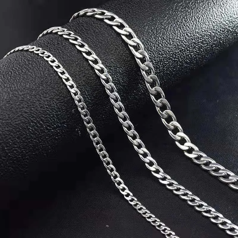 

Stainless Steel Chain Necklaces for Women Men Long Hip Hop Necklace On The Neck Fashion Jewelry Accessories Friends Gifts