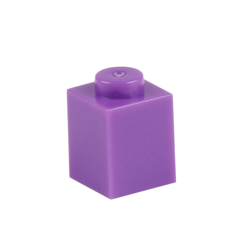 purple 200pcs Мпц Творческий кирпича 1x1 300" сделай сам" Азов просветить строительные блоки покупательских тележек, оптом, наборы для ухода за кожей Совместимость Собирает Частицы Игрушки для детей - Цвет: purple 200pcs