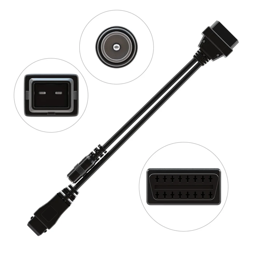 OBD для PSA-2Pin V2 кабель OBD2 упаковки пищевых продуктов 2Pin 16Pin разъем audi Американская
