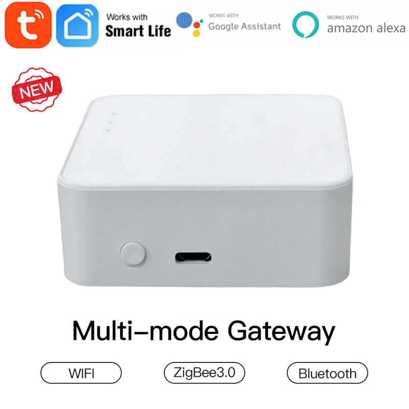 

Tuya умный дом шлюз ZigBee WIFI Bluetooth сеточный концентратор Работает с Tuya Smart Life Alexa Google Home Интеллектуальный домашний концентратор