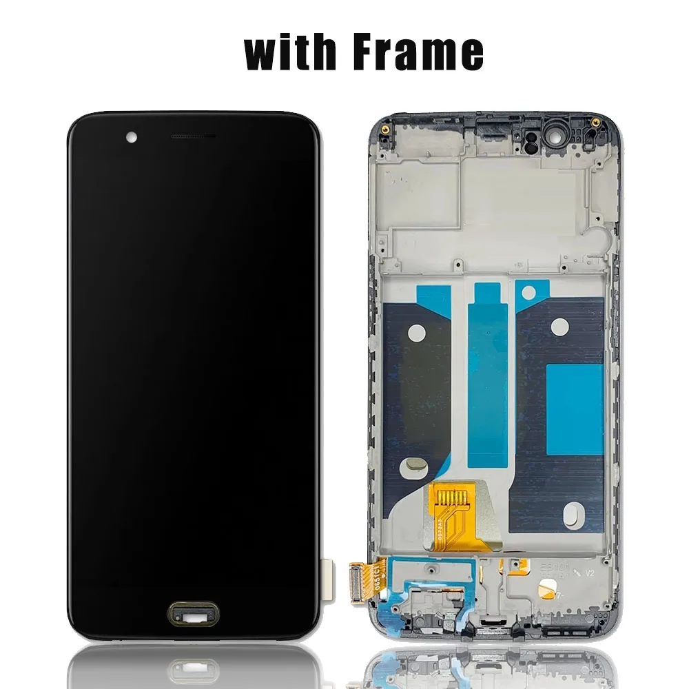 Pantalla LCD para m&oacute;vil, digitalizador de pantalla t&aacute;ctil con Marco, montaje para Oneplus 5 A5000 1 + 5 Orig-4