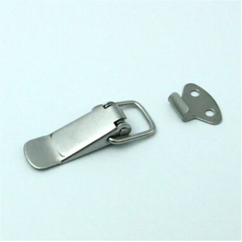 

4PCS/Set White Nickle Plated Iron J105 Iron Buckle Hardware Lock Metal Decorative Buckle Mechanical Lock