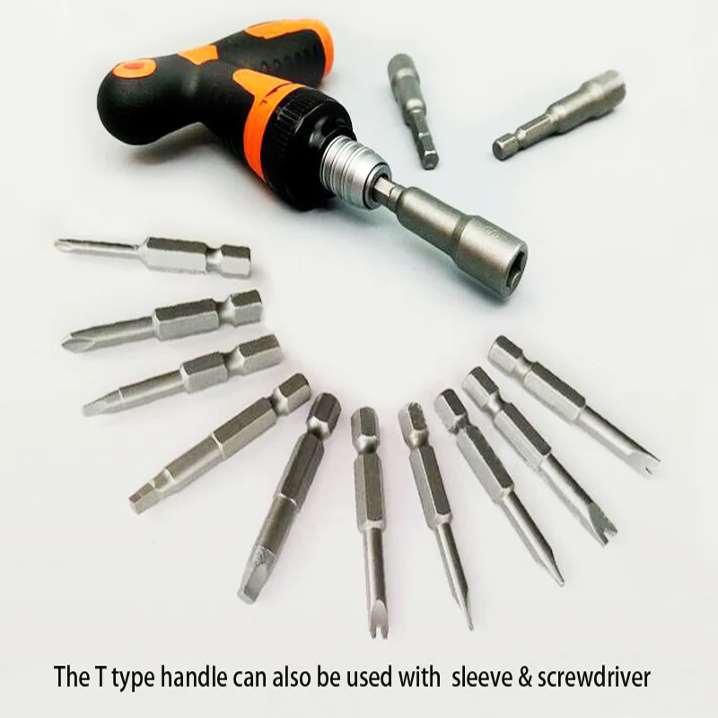 Высококачественная отвертка Т типа Нескользящая многофункциональная образная