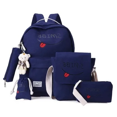 Парусиновые школьные сумки для девочек упаковка с обоими плечами оригинальная