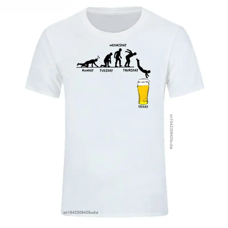 

New Week Craft Beer Tops Man T Shirt Cotton Cotton Casual Funny Graphic T Shirts Drunk Tee Alcohol Drinking Camisa Streetwear