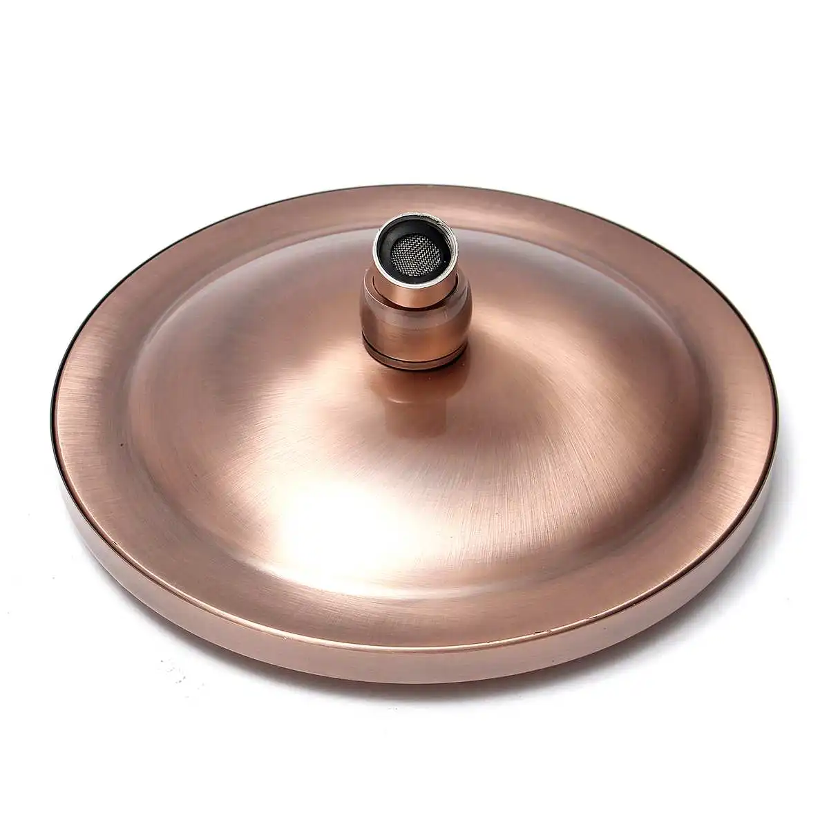 

8 inch Round Vintage Retro Bathroom Rain Shower Head Antique Red Copper Hose Top Shower Sprayer Bathroom Single Head Tools