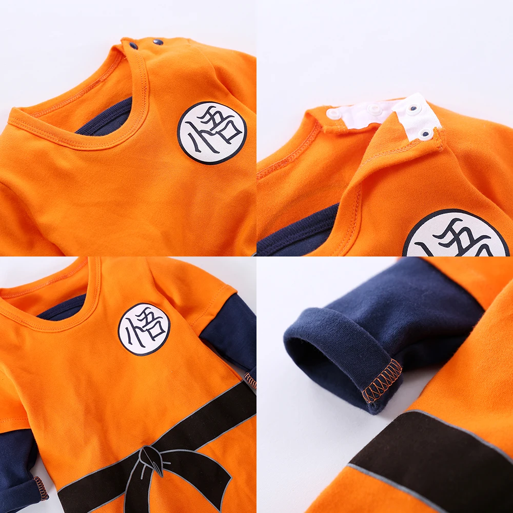 Дракона фигурки из ИГРЫ DRAGON Ball DBZ (аниме одежда для маленьких мальчиков боди