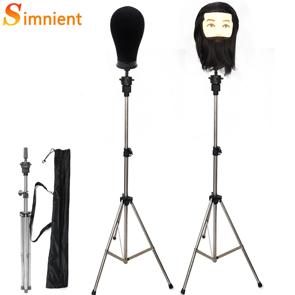 

Металлическая Регулируемая подставка для париков, косметологический манекен для обучения парикмахеров, головной Штатив для наращивания в...