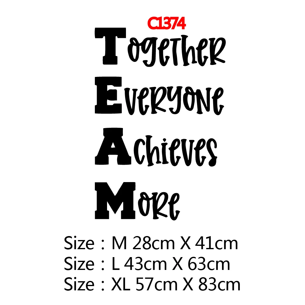 Настенная Наклейка Beauty Team Sentence настенная наклейка фрески питомника украшение