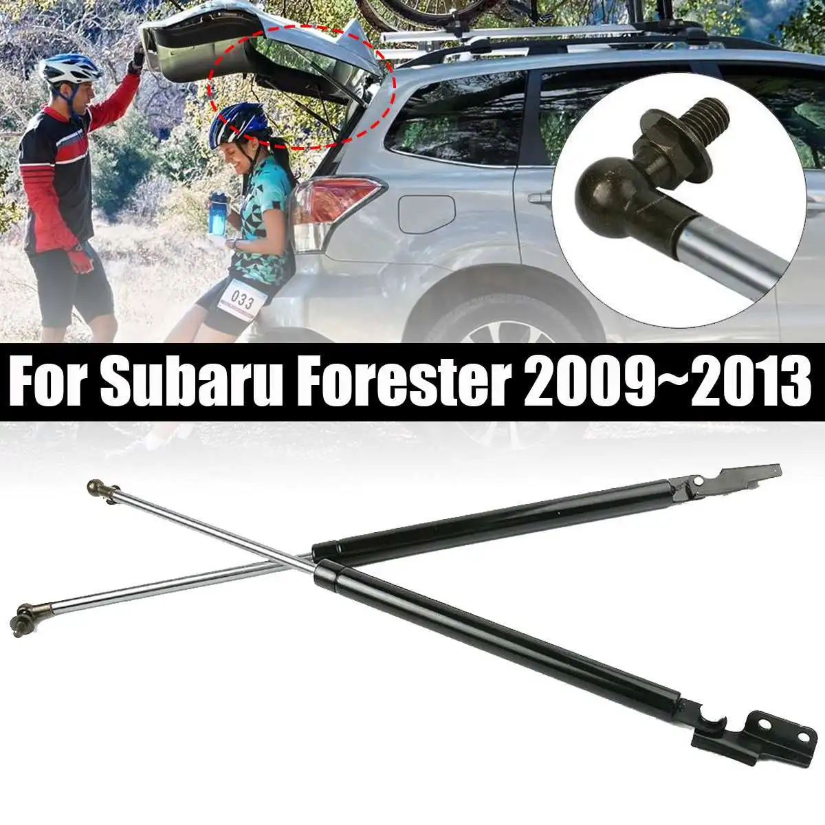 2 Pcs Tailgate Trunk Boot Gas Charged Struts Lift Support Damper For Subaru Forester 2009~2013 Rear Hatch Sport Shock Absorber