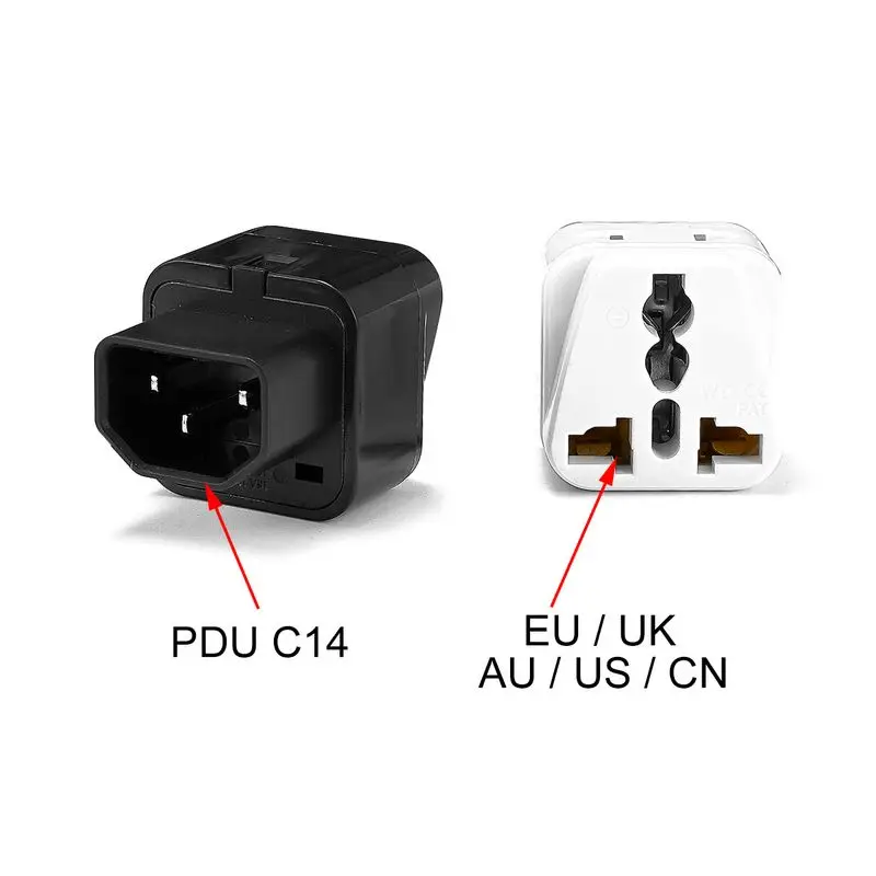 1 шт. Универсальный 2 в 10A 250 стандартный IEC320 C14 розетка для UPS PDU APC компьютерный