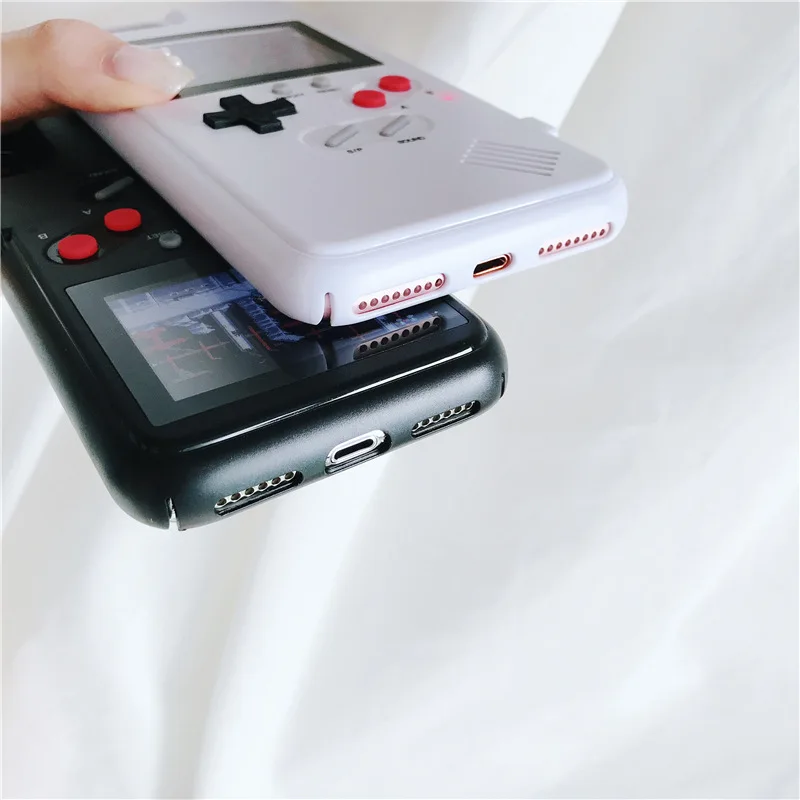 The new color screen mobile phone case Classic nostalgic It works on iPhone X XS Max XR 6S 6 7 8 Plus and other models |