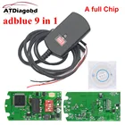 Эмулятор Adblue для грузовика 9 в 1, эмулятор 8 в 1 с датчиком Nox, эмулятор ADBLUE, 8 в 1, 9 в 1, инструмент для диагностики грузовика, бесплатная доставка, 2021