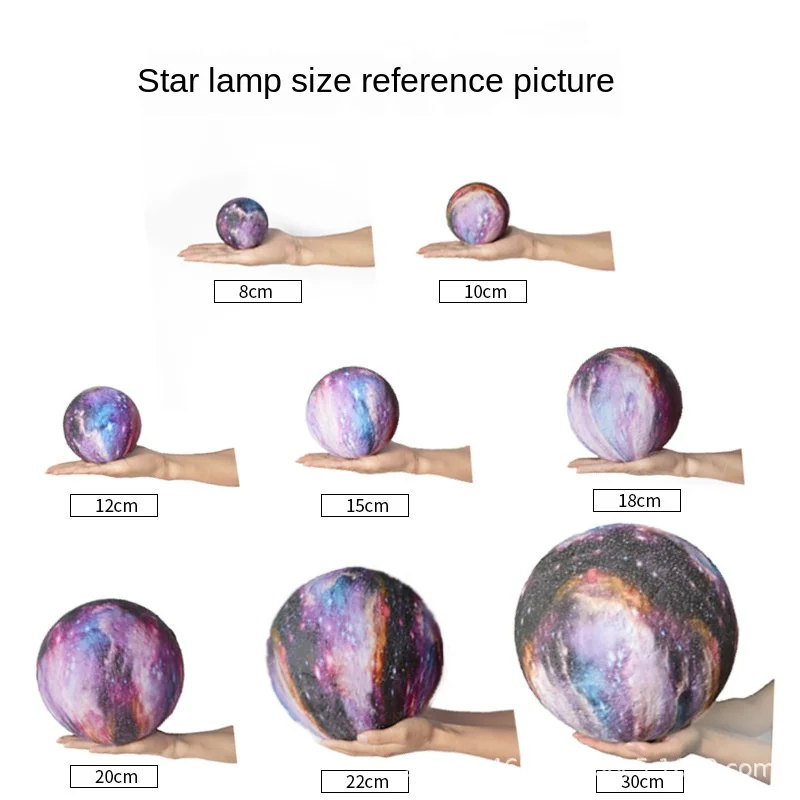 

16 Colors LED moon light gift Rambery moon lamp 3D print night light Home Decor Creative Gift Night Light Galaxy Lamp
