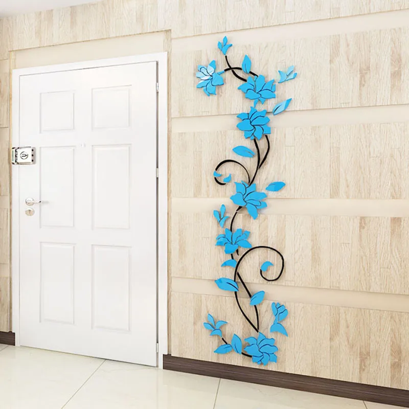 3D акриловые хрустальные настенные наклейки сделай сам для гостиной спальни фона