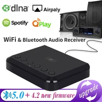 wireless wifi audio receiver dlna airplay music receive adapter for ios and android traditional hifi speakers spotify wr320