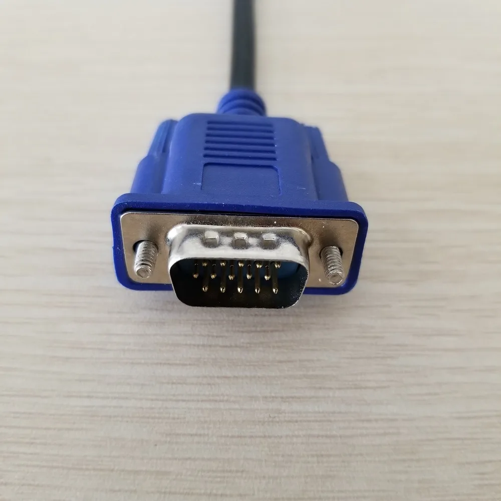 1 шт. 3 + 5 VGA кабель монитора 15pin штекер видео короткий синий 50 см|vga svga|vga d-subvga vga |