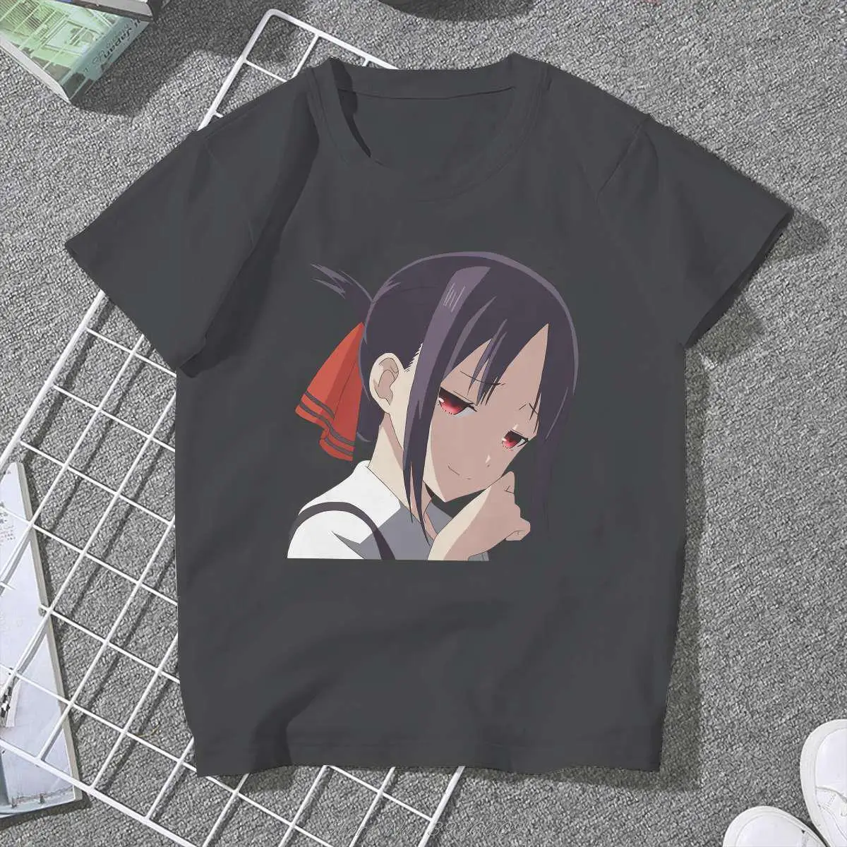

Kaguya Shinomiya женские футболки Kaguya sama Love Is War аниме гранж винтажная мужская одежда размера плюс хлопковые топы с графическим рисунком