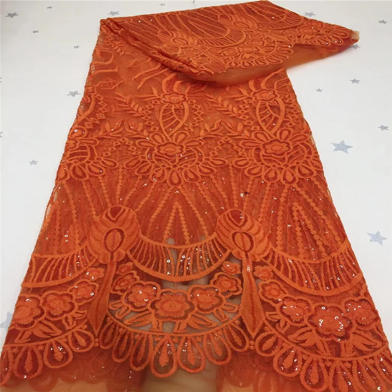 

Madison African french net lace fabric 2020 tulle net lace fabric embroidery lace fabric for nigerian women dress