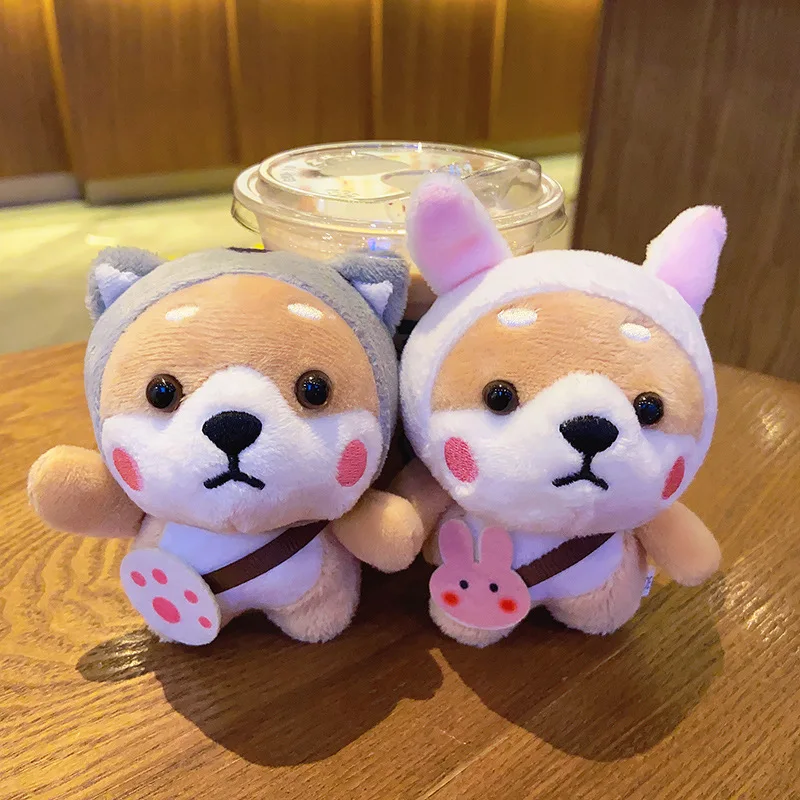 Креативный плюшевый брелок в виде собаки-Сиба-ЛНУ милый модный школьный для