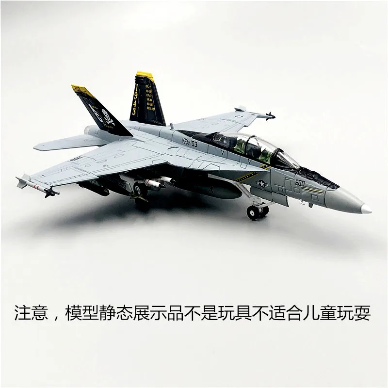 

1/100 18CM Airplane Model USA Hornet F/A-18 Strike Fighter Simulation Metal Diecast Alloy Fighter Plane